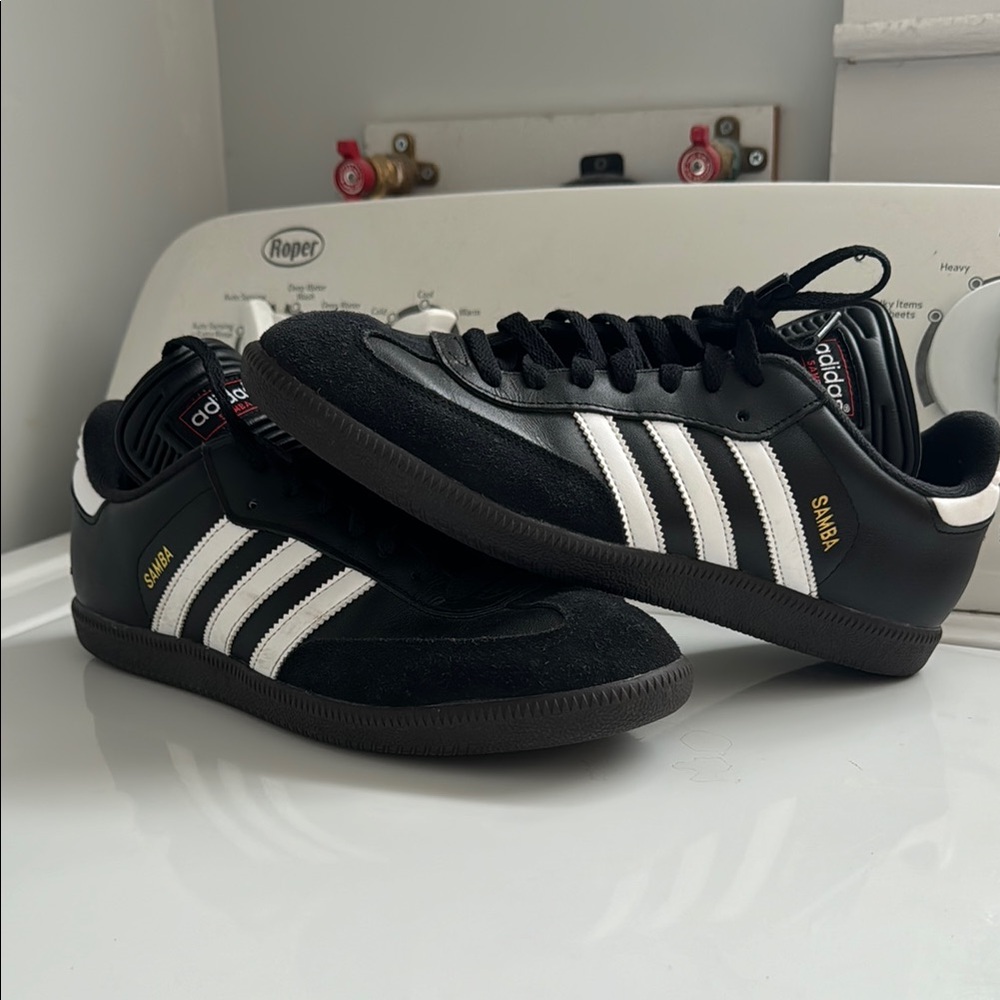 Adidas Samba Black and White Men's Shoes